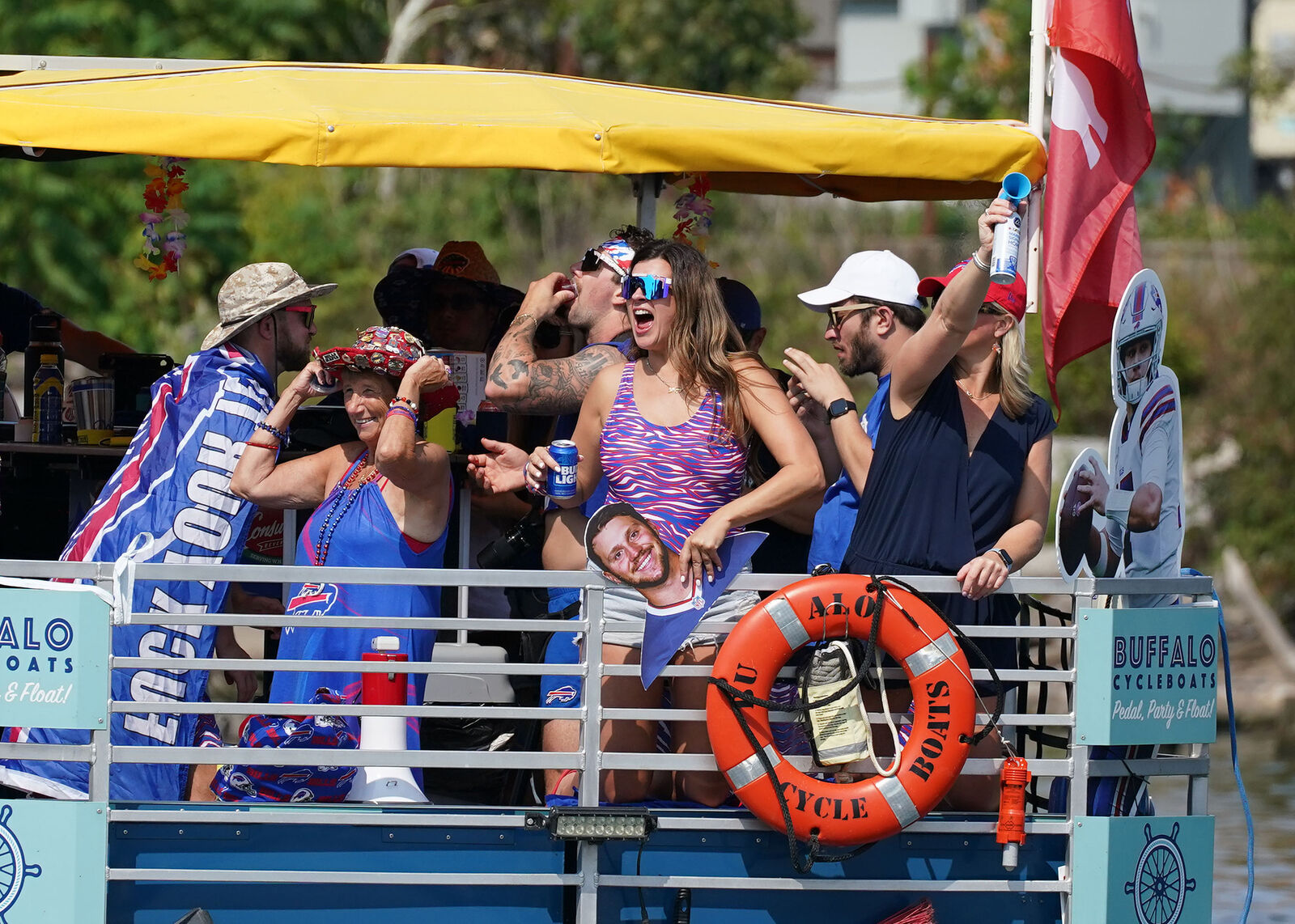 Bills Mafia Boat Parade